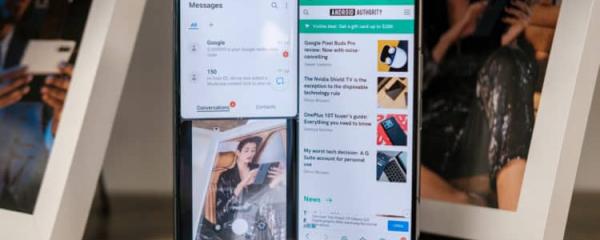 Android 14 allows apps to use two screens of a foldable phone at the same time