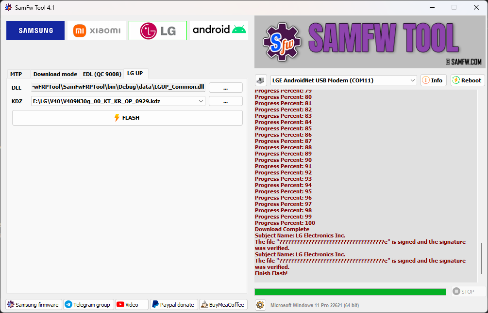 SamFw Tool Remove Samsung FRP One Click Free