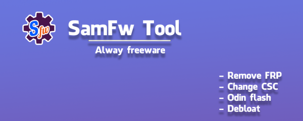SamFw Tool 4.7.1 - Remove Samsung FRP one click