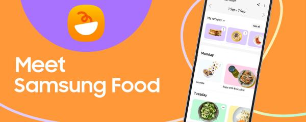 Samsung launches the Samsung Food app to provide recipes, with AI support
