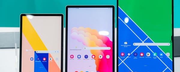 Set of 3 Galaxy Tab S9 tablets: Super sharp screen, Snapdragon 8 Gen 2, and IP68 water and dust resistance