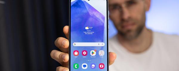 The Galaxy A55 was the first phone to receive the July update